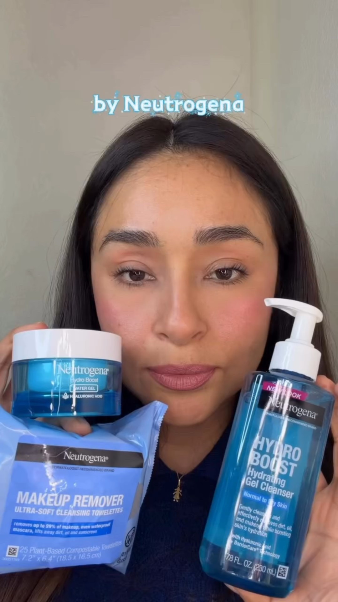 #neutrogenagifted 💧Hydration Heroes by @neutrogena ❄️
My winter skincare essentials for hydrated, healthy-looking skin.
This complimentary winter bundle includes:
✨ Makeup Remover Cleansing Wipes – Gently removes even waterproof makeup and dissolves up to 99% of dirt, oil & makeup.
💦 Hydro Boost Hydrating Gel Cleanser – Cleanses without stripping and helps boost + lock in hydration.
💙 Hydro Boost Water Gel – Instantly quenches dryness for juicy skin while strengthening the moisture barrier with Hyaluronic Acid.

#advertising
#neutrogena