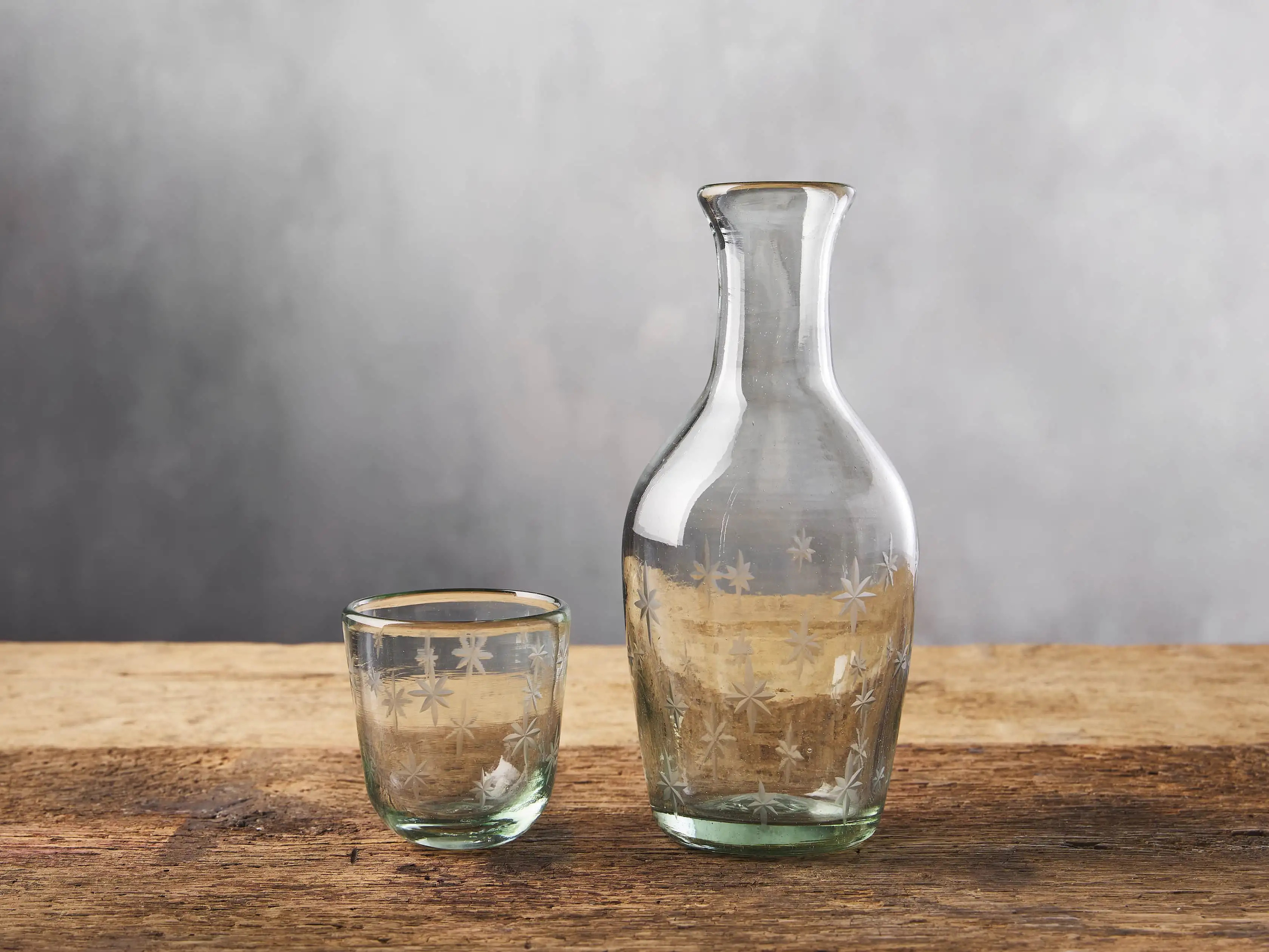 Star Bedside Carafe with Glass | Arhaus