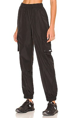 alo It Girl Pant in Black from Revolve.com | Revolve Clothing (Global)