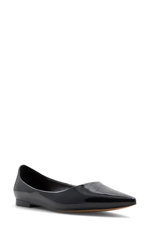 ALDO Stessy Pointed Toe Flat in Black at Nordstrom, Size 7 | Nordstrom