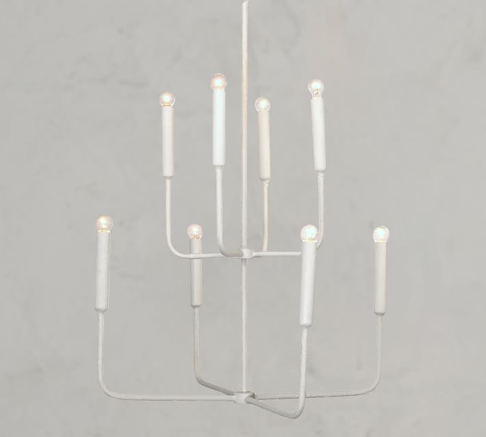 Palm Two Tier Chandelier | Pottery Barn (US)