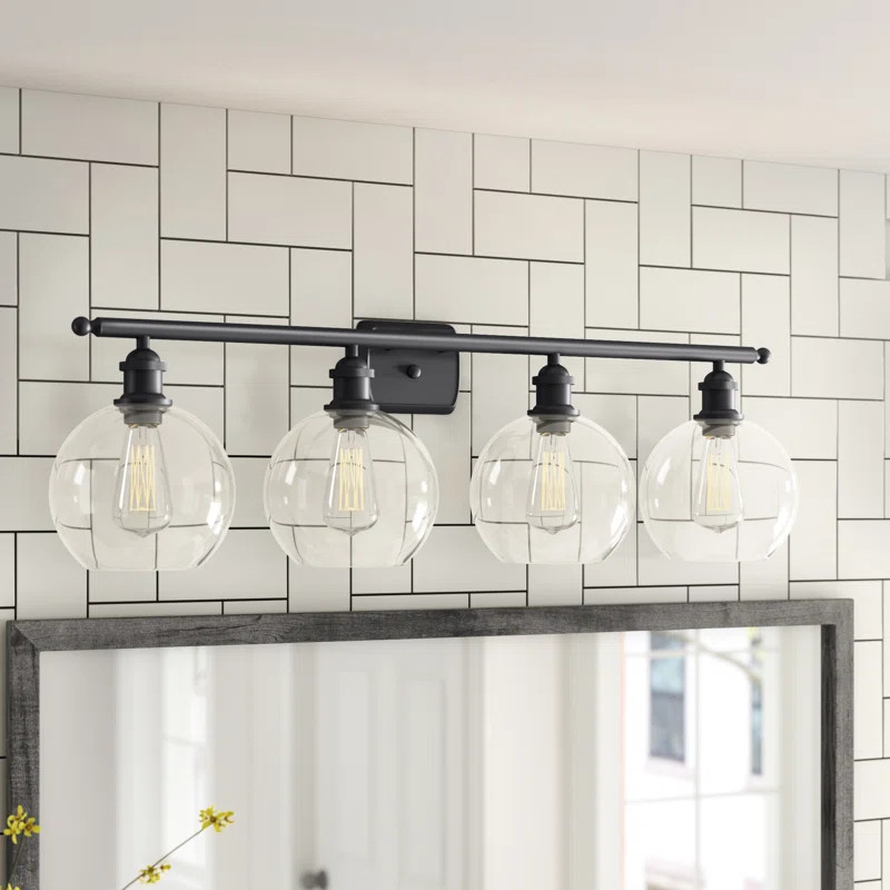 Anchondo 4-Light Dimmable Vanity Light | Wayfair Professional