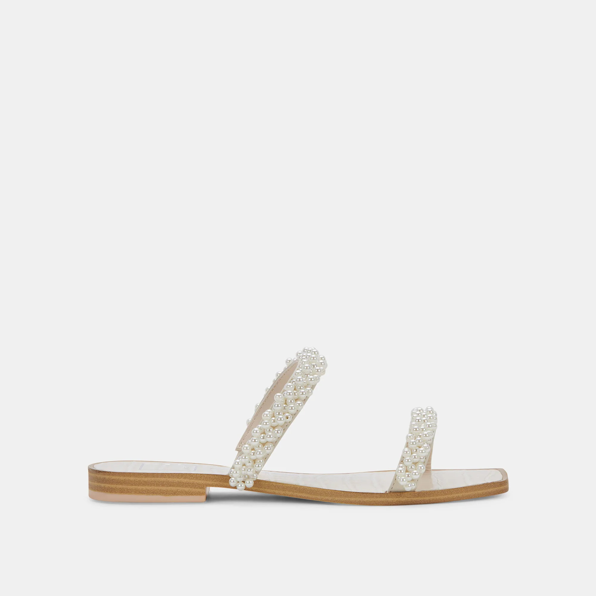IVEE SANDALS VANILLA PEARLS | DolceVita.com