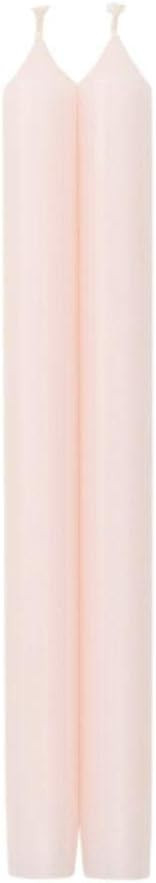 Caspari Straight Taper Dinner Candles in Petal Pink - 2 Per Package | Amazon (US)