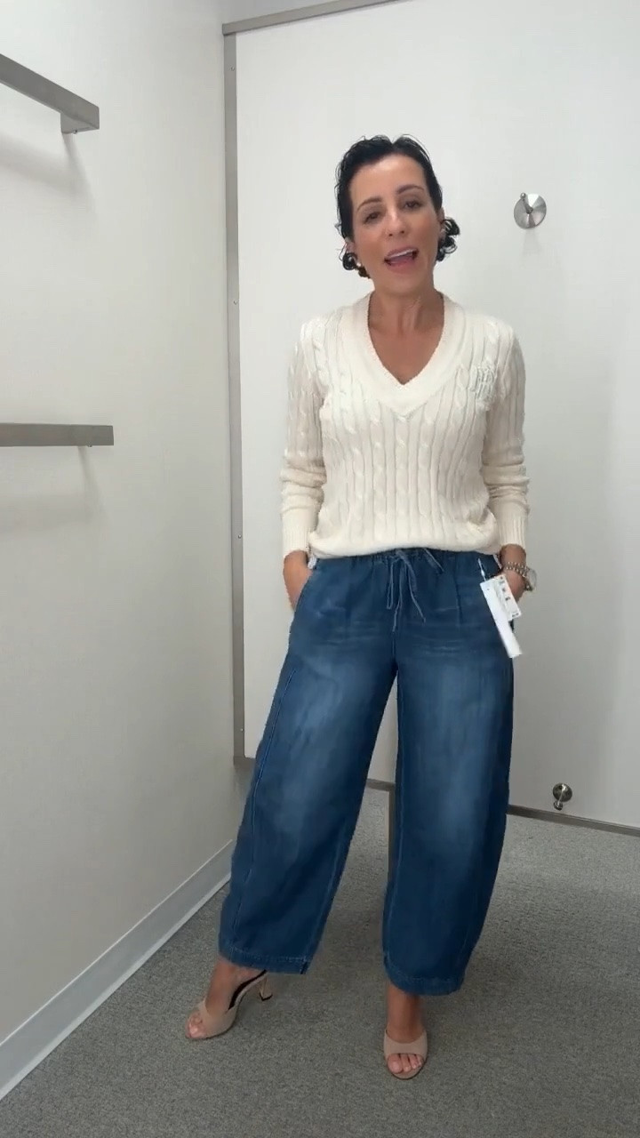 These barrel leg jeans have been such a favorite for a reason. The relaxed silhouette gives a modern shape while still feeling comfortable and easy to style. I love pairing them with a simple knit for a classic everyday look.

barrel leg jeans, pull on denim, nordstrom jeans, wide leg denim, casual chic outfit, fall denim, comfortable jeans, elevated basics, everyday style, women over 50 style, personal stylist, StyleWithEugenia

#LTKOver40 #LTKgrwm #LTKootd