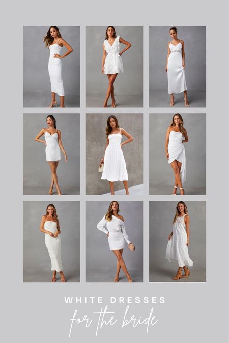 White Dress Round Up!

dresses for the bride | summer | fall | Wedding | wedding look | bridal dresses | white outfit | Vici | what to wear to wedding events | wedding looks | outfit for brides | bride to be | wedding season | rehearsal dinner | bridal shower | bachelorette party 

#LTKwedding #LTKbeauty #LTKstyletip