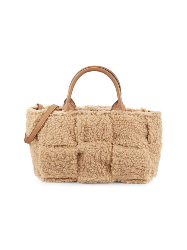 Jill & Ally Faux Shearling Top Handle Bag on SALE | Saks OFF 5TH | Saks Fifth Avenue OFF 5TH