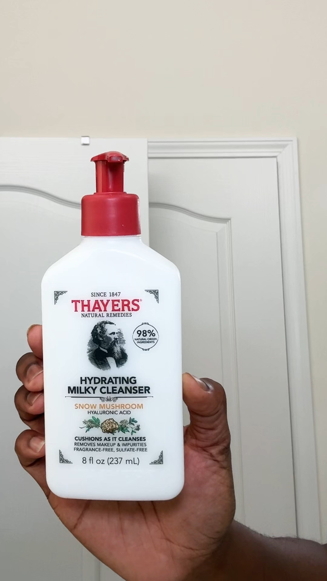 The Thayers Hydrating Milky Cleanser does a good job of removing my makeup but not making my face feel dry. It’s a facial cleanser I like using during the cold, dry, winter months.

#LTKBeauty #LTKStyleTip
