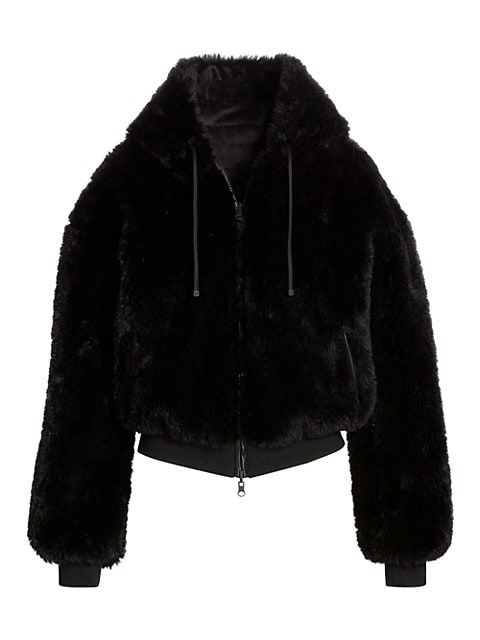 Reversible Faux Fur Hoodie | Saks Fifth Avenue