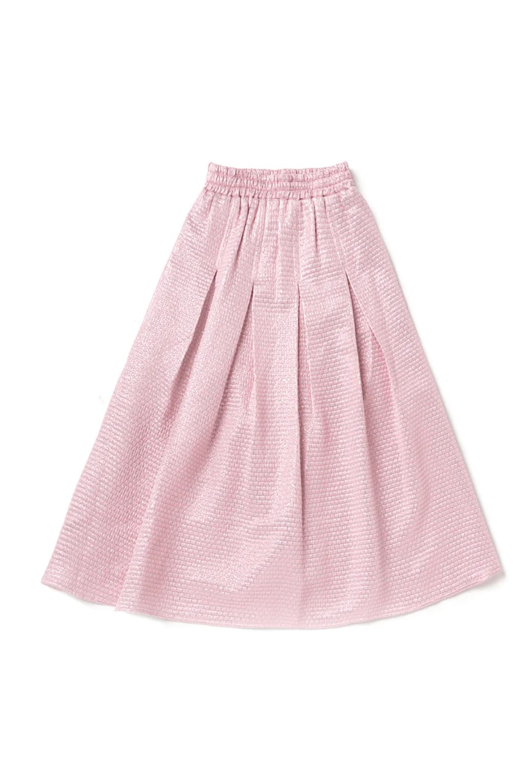Polly Party Skirt - Pink Quilted | Shop BURU