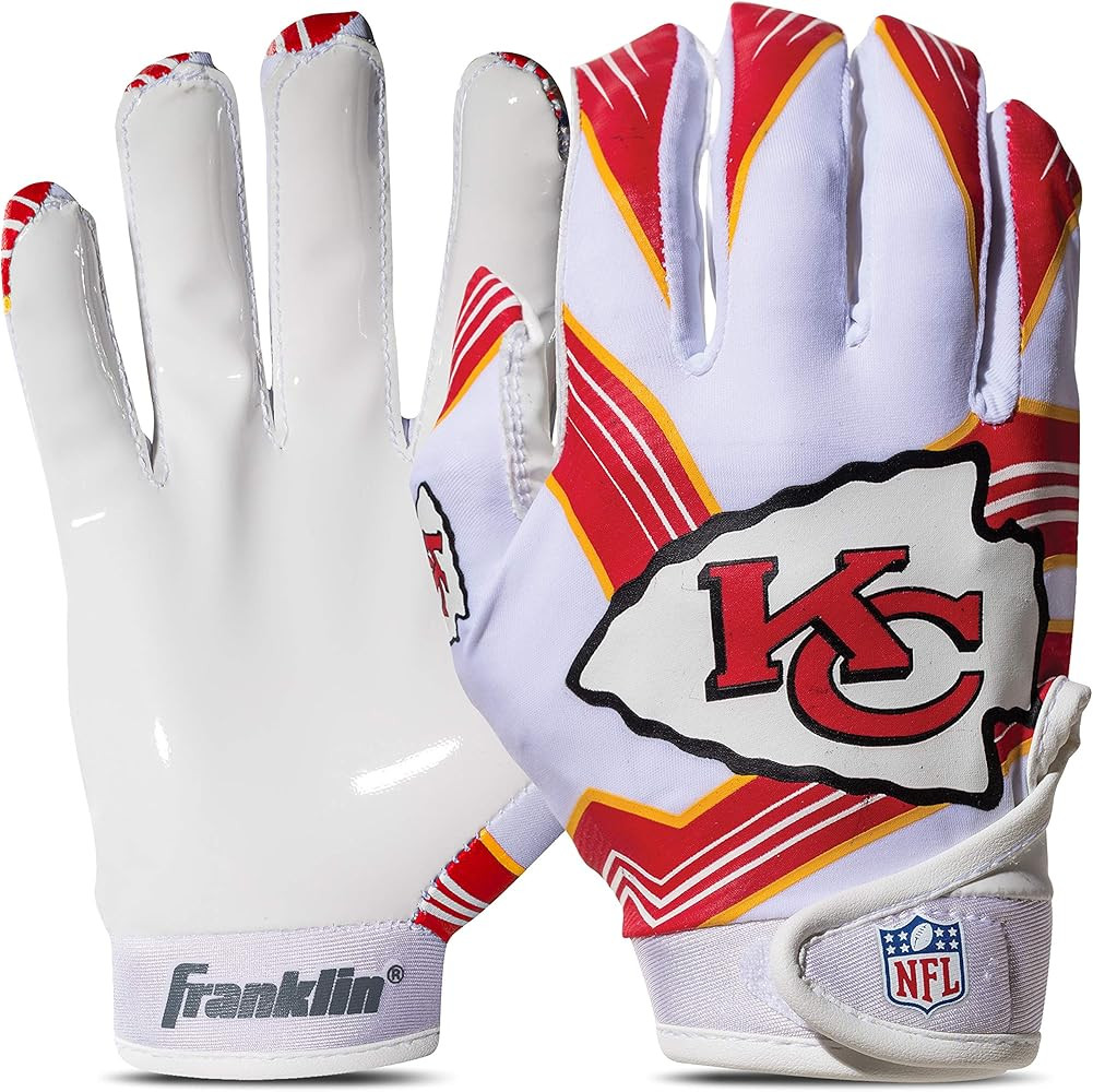 Franklin Sports Youth NFL Football Receiver Gloves - Kids Football Gloves Pair - NFL Team Logos a... | Amazon (US)