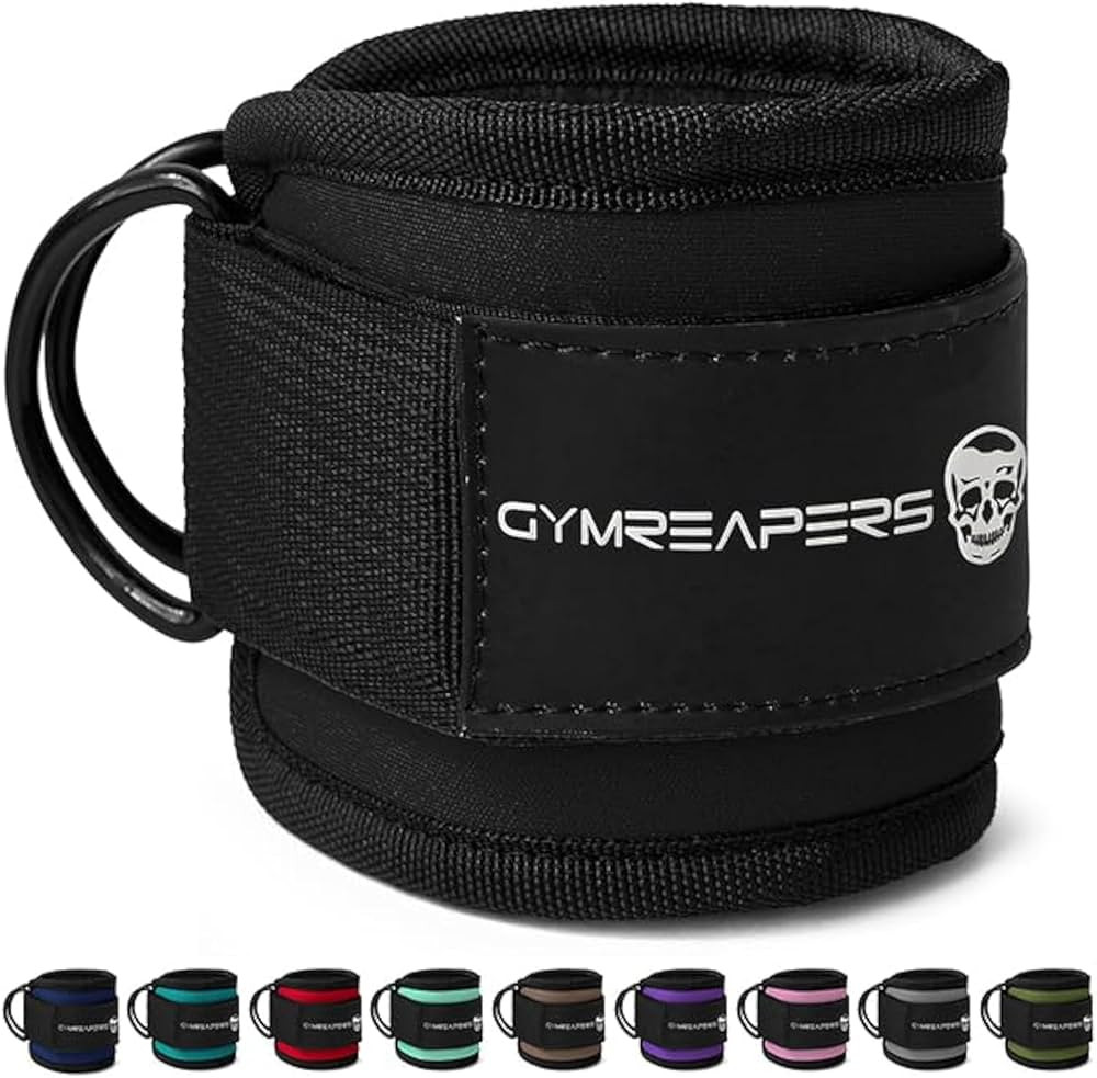 Gymreapers Ankle Straps For Cable Machine Kickbacks, Glute Workouts, Lower Body Exercises - Adjus... | Amazon (US)