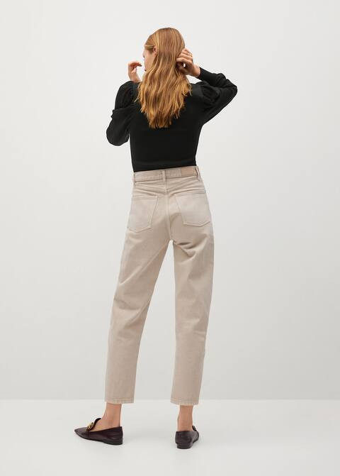 High-waist balloon jeans | MANGO (UK)