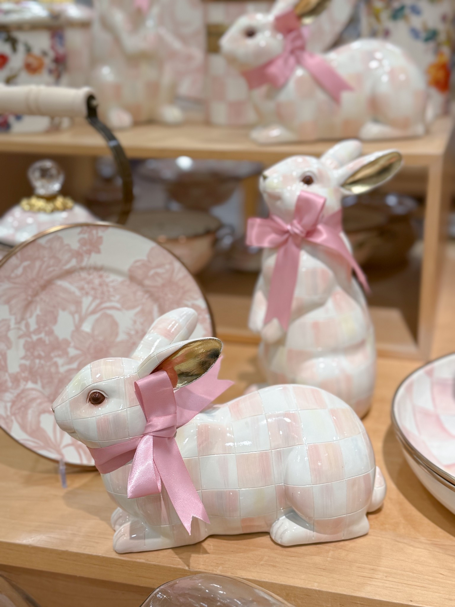 The cutest Mackenzie Childs bunnies for spring! 

Easter decor, pink and white, entertaining, kitchen, new arrivals, fancythingsblog 

#LTKHome #LTKFindsUnder100 #LTKStyleTip