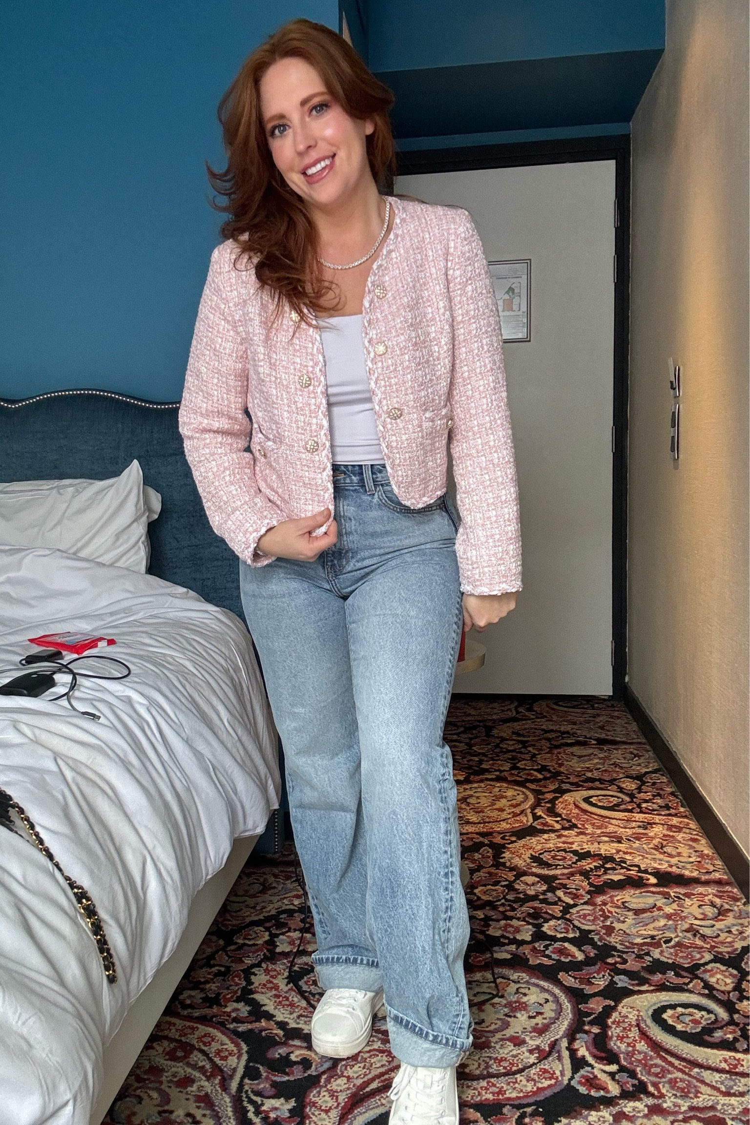 Wearing a medium in jacket, shoes sized up 0.5 size

#LTKSaleAlert #LTKFindsUnder100 #LTKFindsUnder50