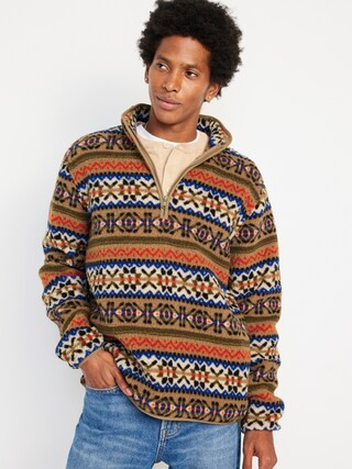 Sherpa 1/4-Zip Pullover for Men | Old Navy (US)