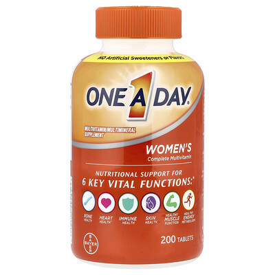 One-A-Day, Women's Complete Multivitamin, 200 Tablets | iHerb
