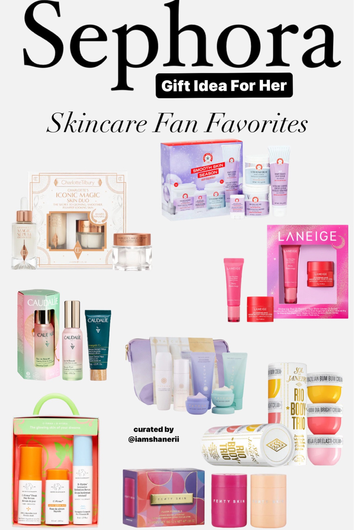 Gift Ideas For Her | Sephora 

Is there a beauty lover in your life? 

Sephora has made it easy for you with these holiday gift sets from some of our favorite beauty brands.

Don’t forget there are only 2 more days left of the @sephora Gifts For All event, which ends 12/10. You can save 20% store wide or 30% off all Sephora Collection.

#sephora #giftguide #giftideas #sephorasale #skincare

#LTKGiftGuide #LTKsalealert #LTKHoliday