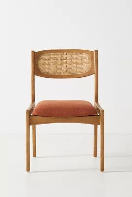 Zoey Caned Armless Dining Chair | Anthropologie (US)