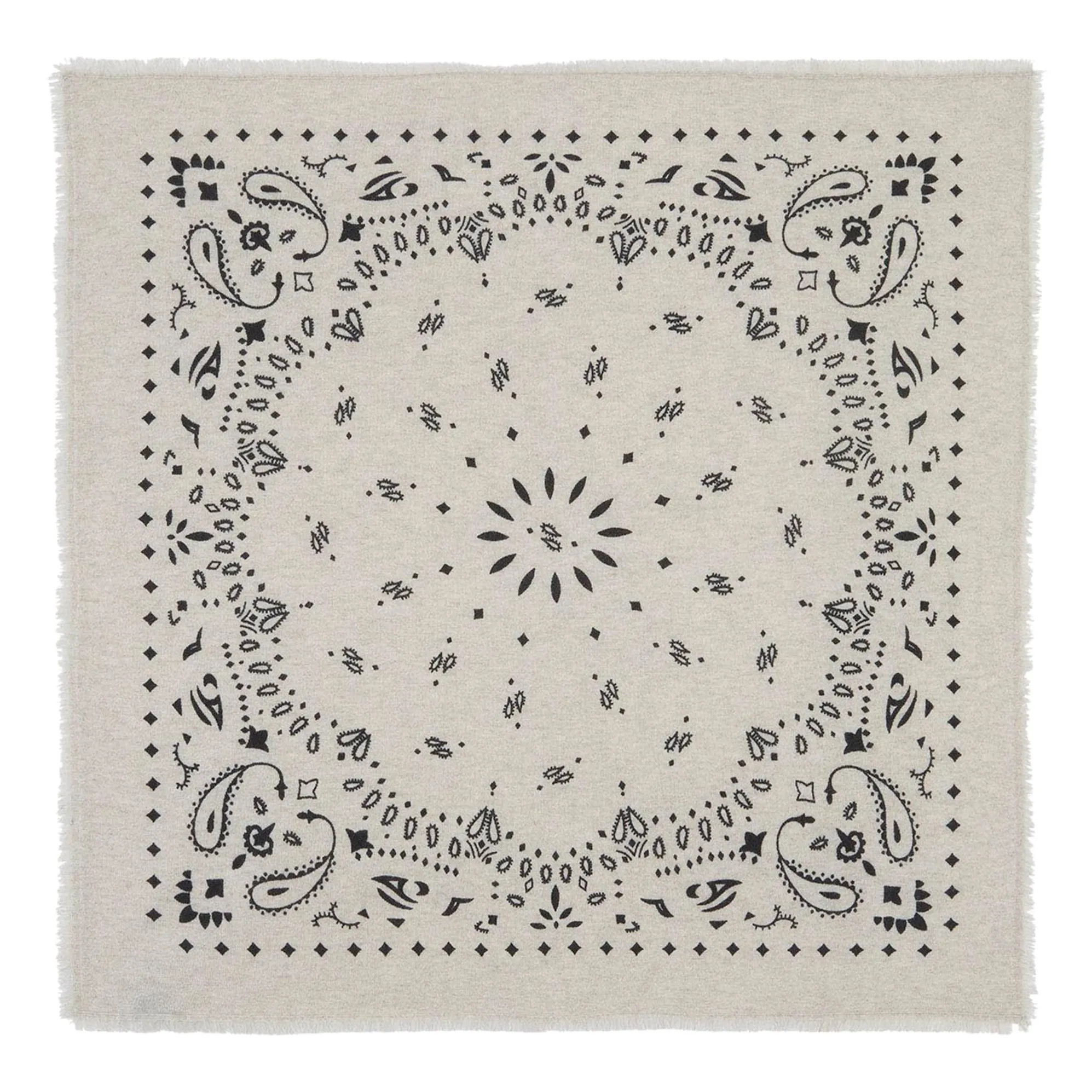 Hachiko Cashmere Bandana | Oatmeal | Smallable