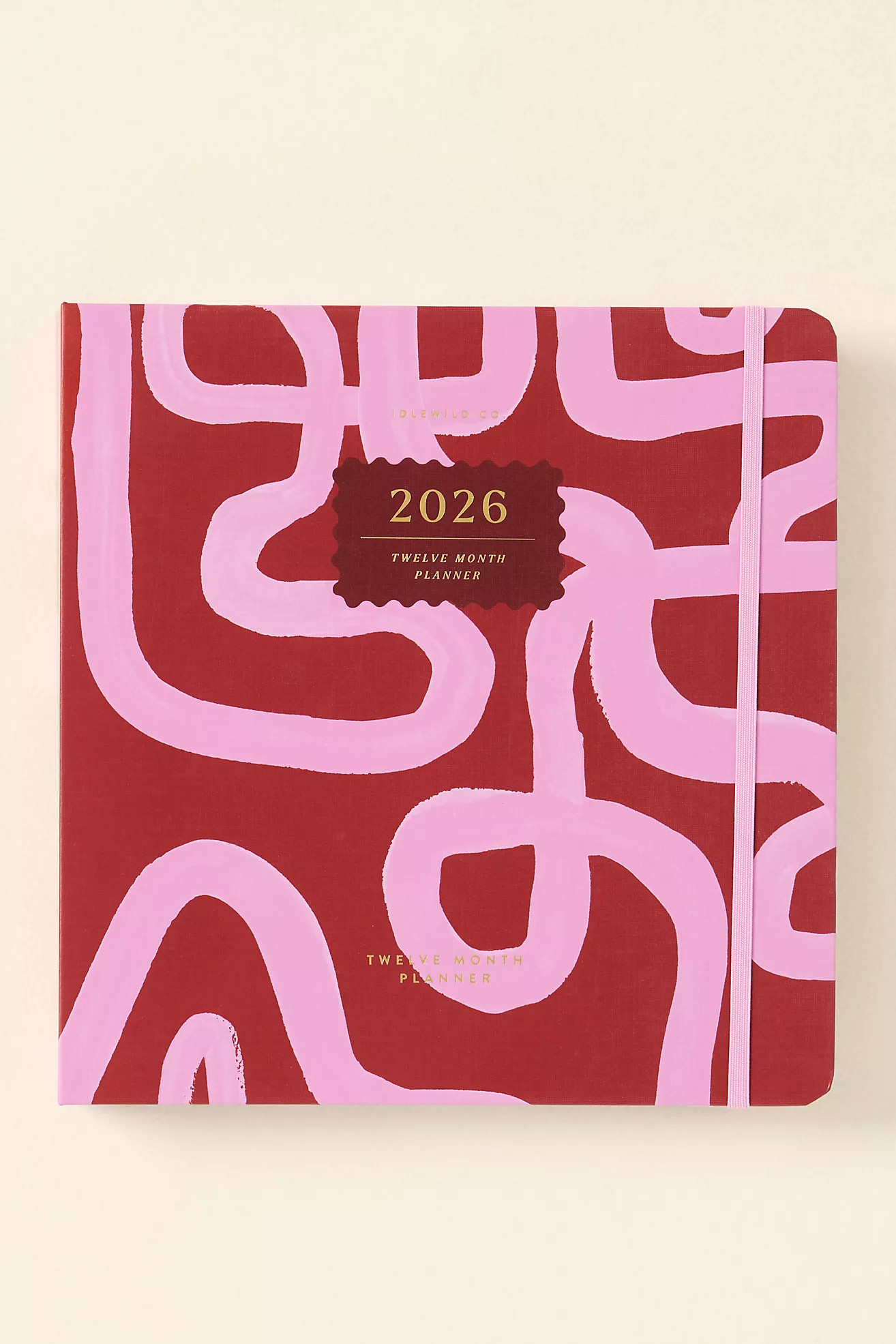 Magenta 2026 Squiggle Hardcover Planner | Anthropologie (US)