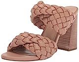 Steve Madden Women's Twisted Heeled Sandal, TAN, 6 | Amazon (US)