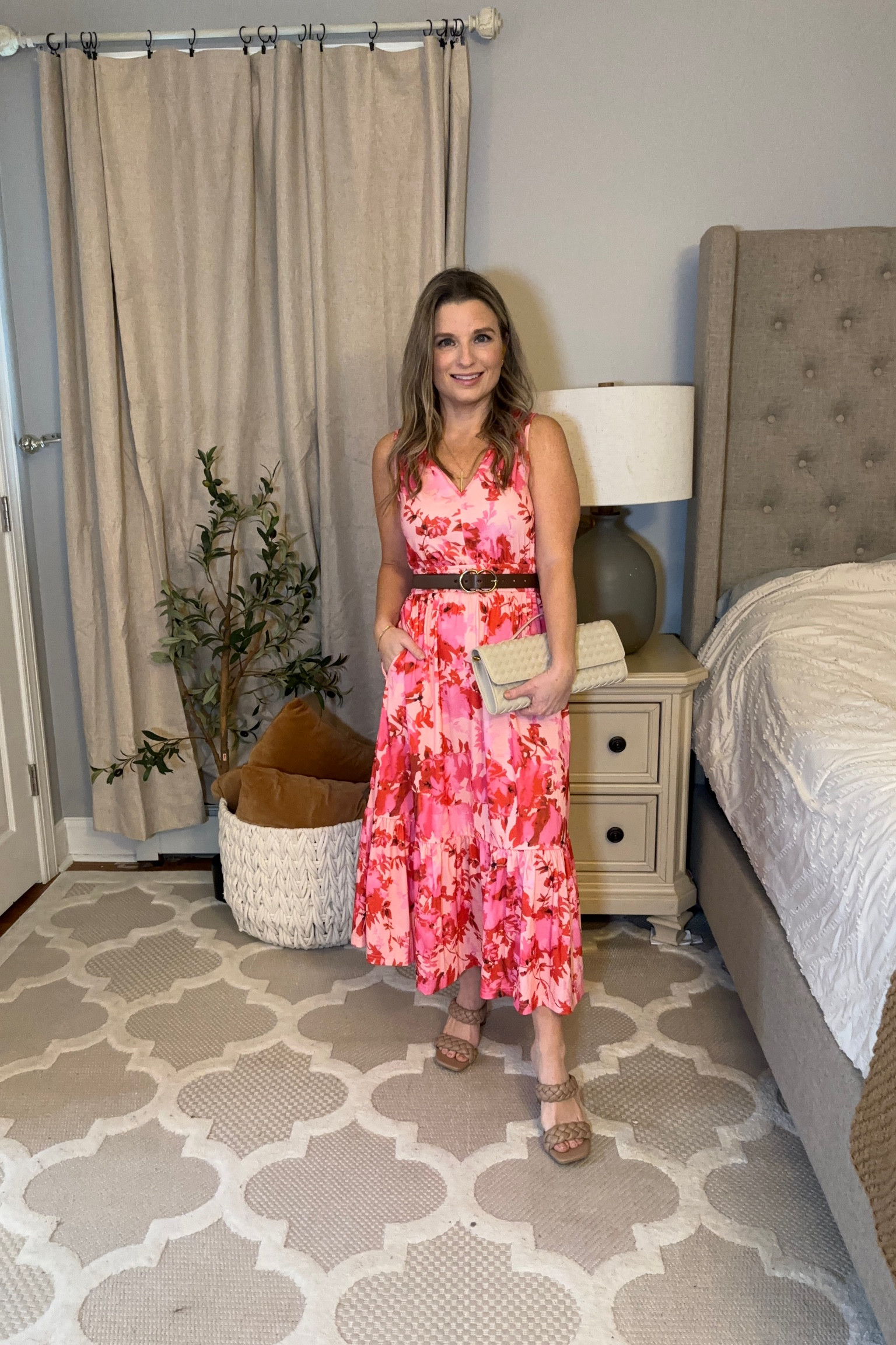 The prettiest spring dress! Such a comfortable fit, great for any spring special occasions coming up, including Valentine’s Day  

#LTKStyleTip #LTKFindsUnder50 #LTKSeasonal