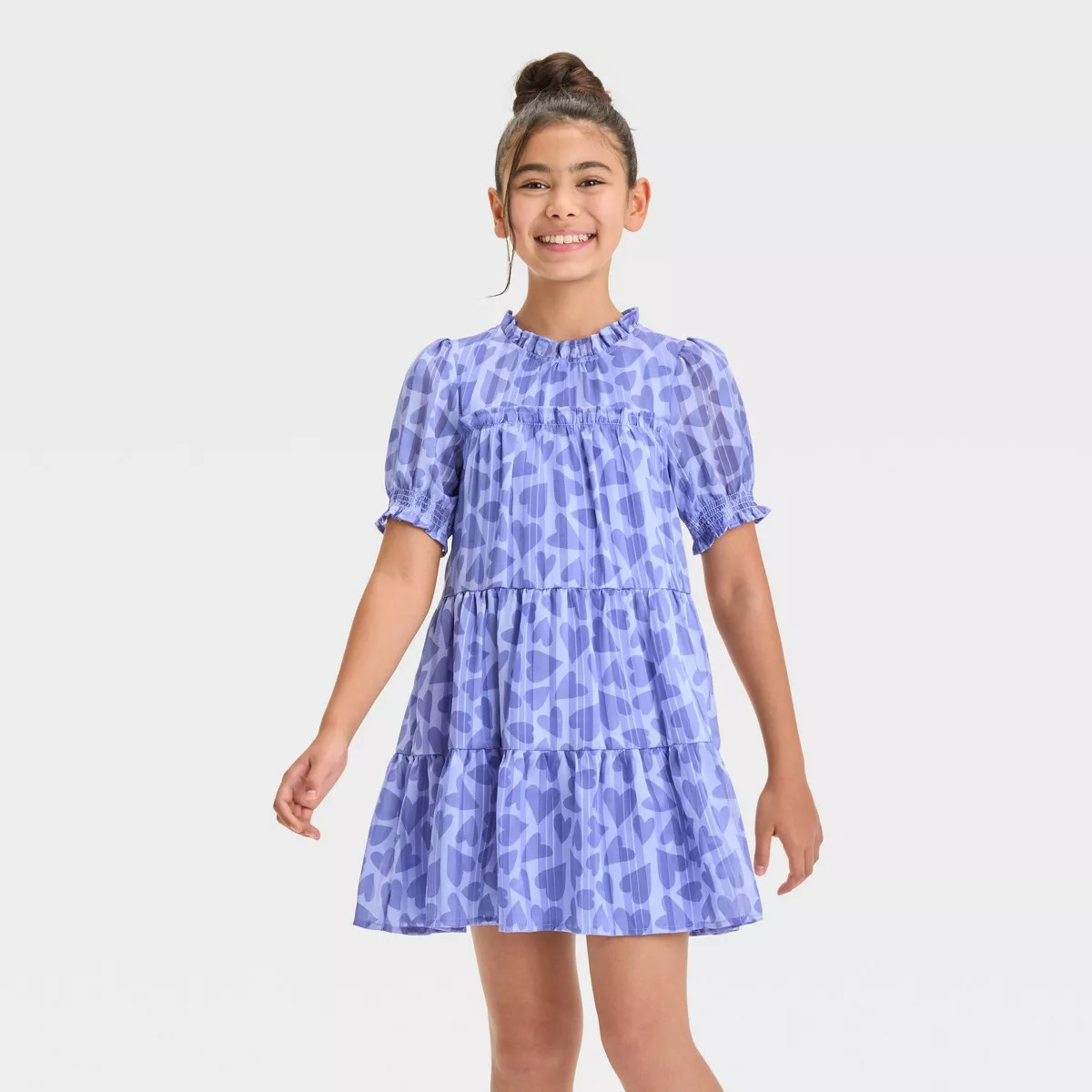Girls' Short Sleeve Woven Dress - Cat & Jack™ | Target