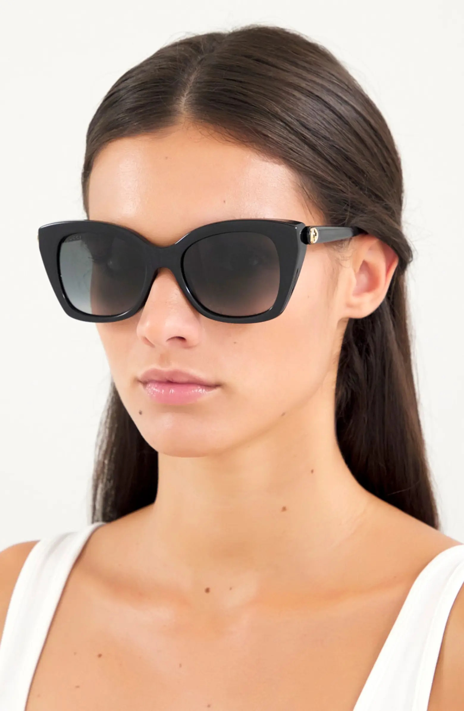 Gucci 55mm Gradient Square Sunglasses | Nordstrom | Nordstrom