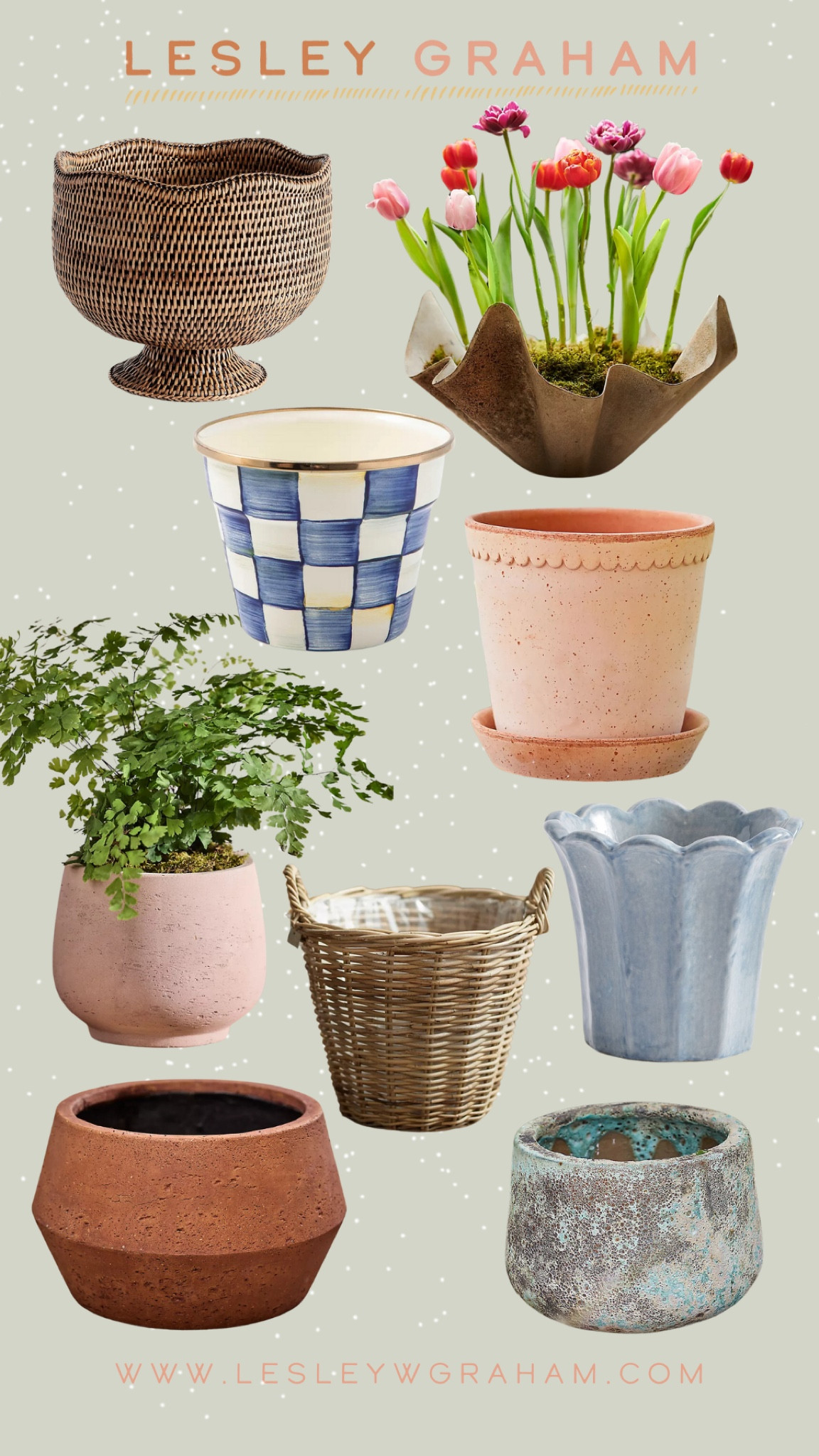 Pretty pots planters terracotta basket ceramic anthro pottery barn wayfair Mackenzie Childs

#LTKFindsUnder100 #LTKSeasonal #LTKHome