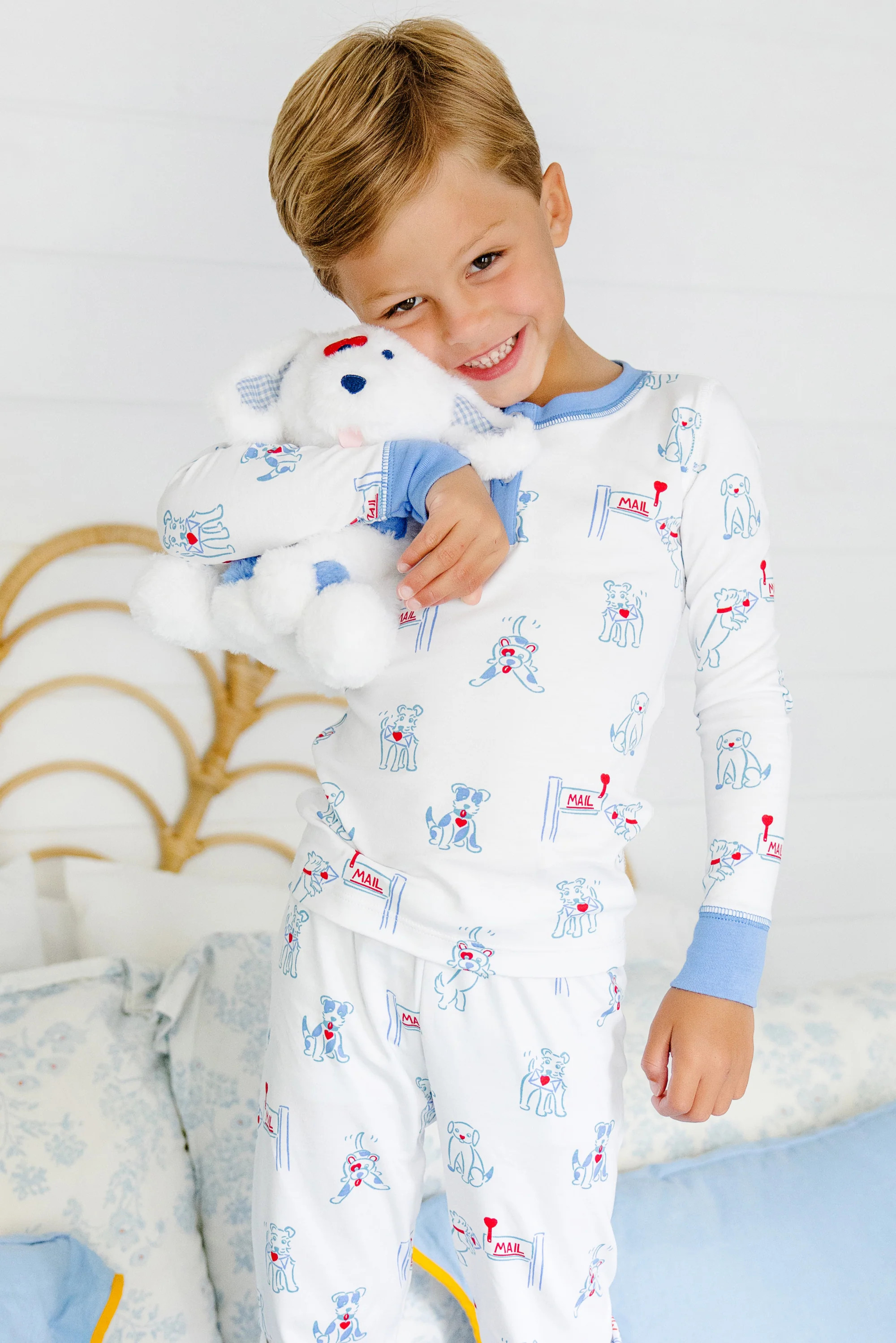 Sutton's Sweet Dream Set - Pen Pal Puppies with Sunrise Boulevard Blue | The Beaufort Bonnet Company
