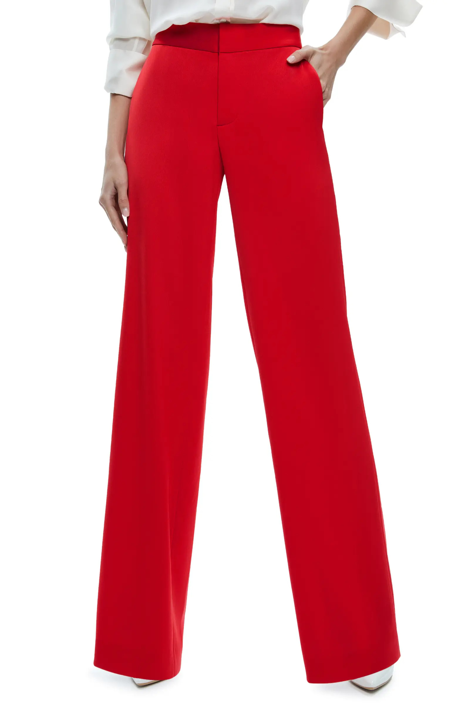 Calvin High Waist Wide Leg Pants | Nordstrom