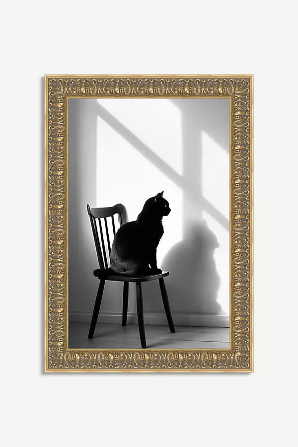 Feline Feature Sit Wall Art | Anthropologie (US)