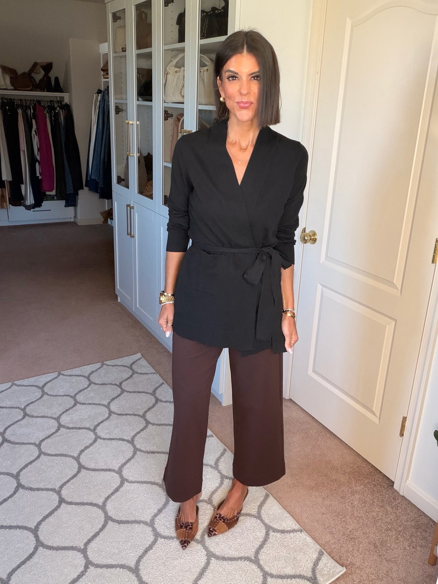 @Walmart sweater and pants on sale for $14! Size xs in sweater, size 0 in pants