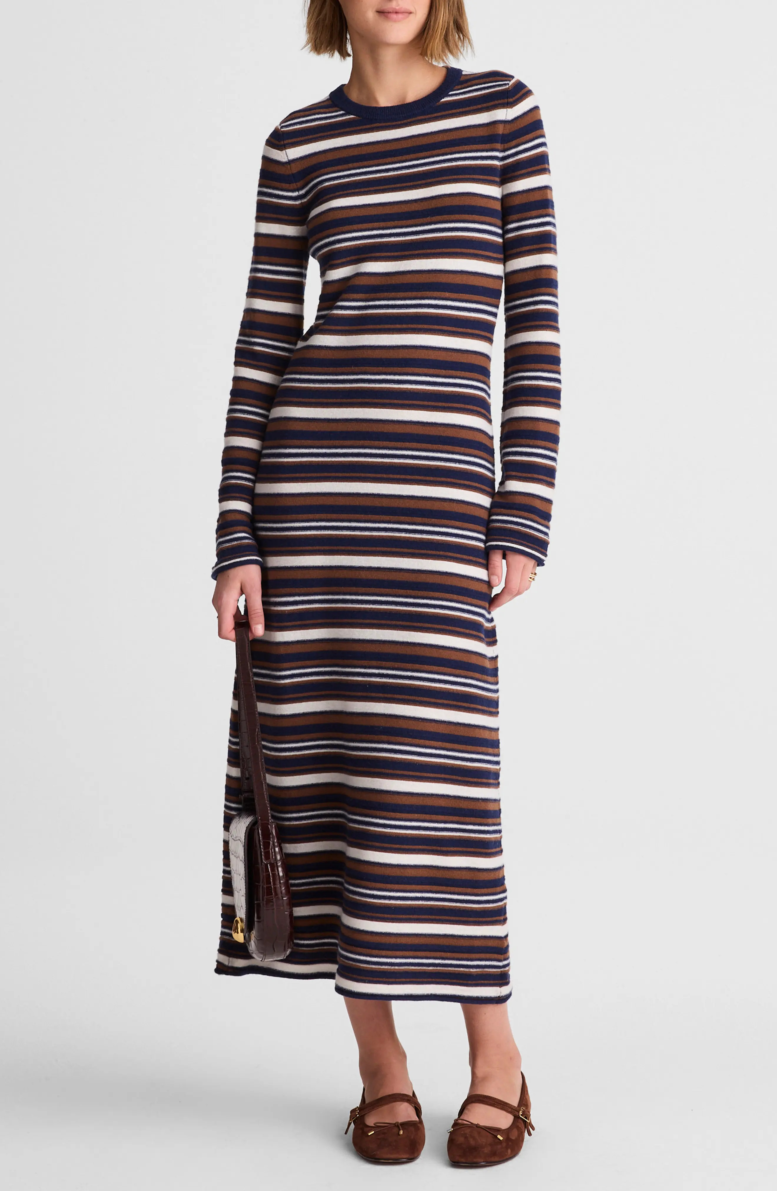 Madewell Crewneck Long Sleeve Merino Wool Sweater Maxi Dress (Women) | Nordstromrack | Nordstrom Rack