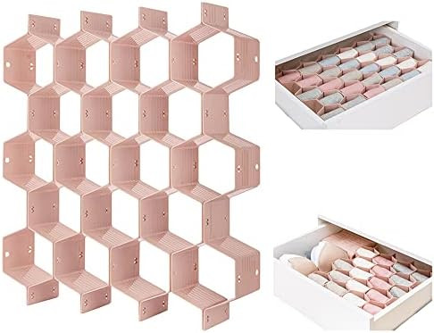 Mogril Drawer Divider For Underwear, Socks Storage Rack Jewelry Belt Sundries Cosmetic Storage Bo... | Amazon (US)