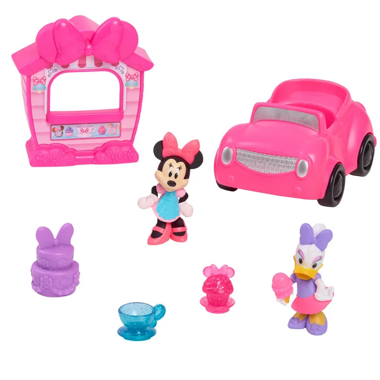 Disney Jr. Minnie Mouse Mini Playset, 7 Piece Figure Set, Collectible Disney Characters, for Girl... | Walmart (US)