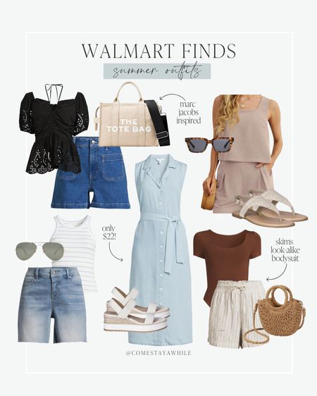 I found the cutest summer outfits from @walmart! Marc Jacob’s inspired bag for only $13! Cute dresses, stylish sandals, and much more! Run to @walmart today for all your fashion needs! 

Come Stay Awhile, Walmart finds, matching sets, cute outfits for women, stylish dresses, affordable purses 

#LTKxWalmart #LTKStyleTip #LTKSaleAlert