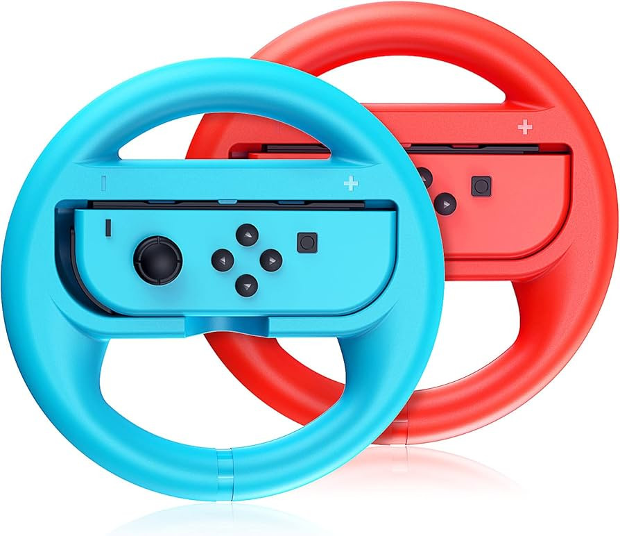 VOYEE Steering Wheel Compatible with Nintendo Switch Wheel, Family Use Accessories Compatible wit... | Amazon (US)