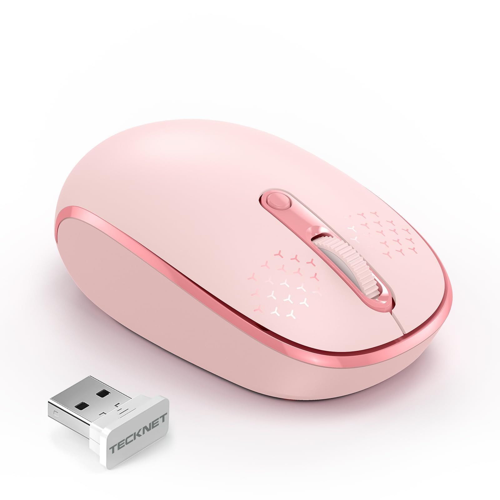 TECKNET Wireless Mouse, 2.4G Quiet Computer Mouse with USB Receiver, 4 Buttons Portable Cordless ... | Amazon (US)