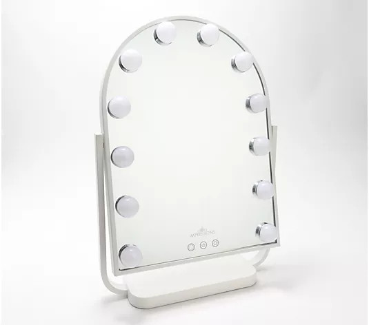 Impressions Vanity Curva Arch LED Hollywood Makeup Mirror - QVC.com | QVC