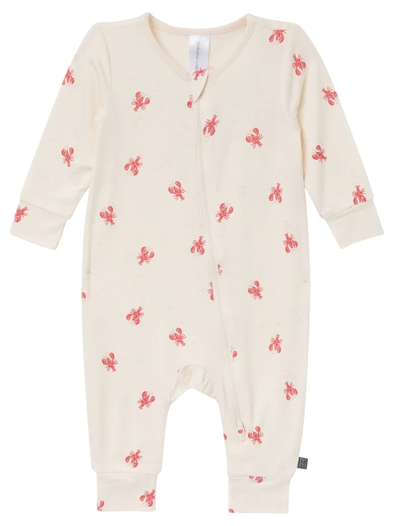 Modern Moments by Gerber Baby Neutral Viscose Americana Coverall, Sizes Newborn - 24 Months | Walmart (US)