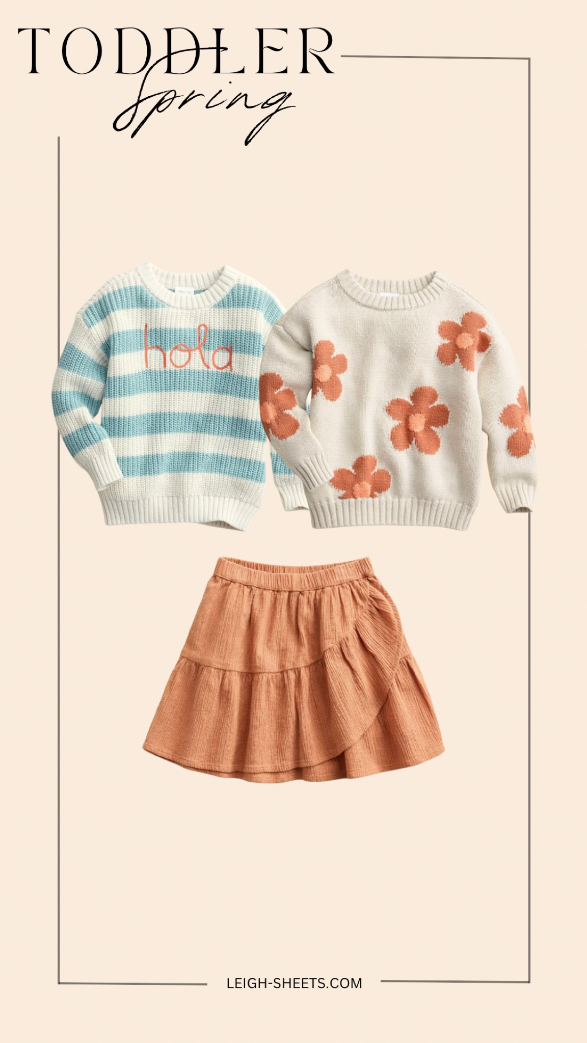 Toddler spring outfit 
Toddler spring sweater 

#LTKSpringSale #LTKfindsunder50 #LTKkids