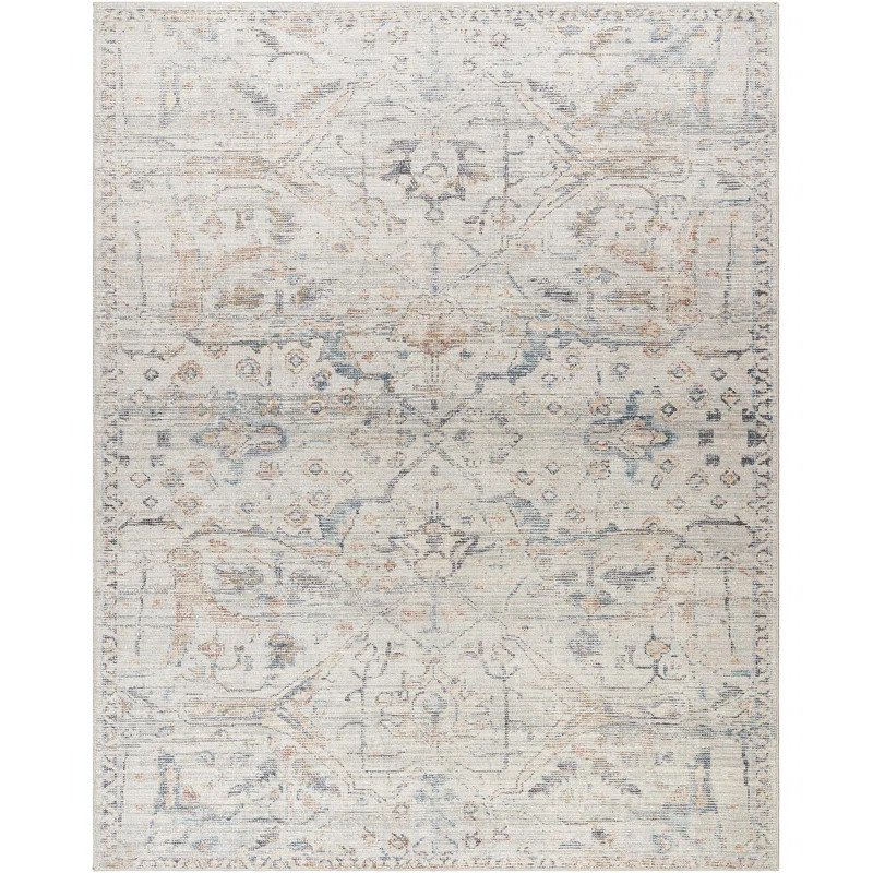 Becki Owens x Livabliss Marlene Vintage Light Blue Area Rug | Wayfair North America