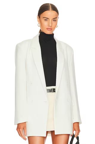 Bardot Maison Split Back Blazer in Orchid White from Revolve.com | Revolve Clothing (Global)