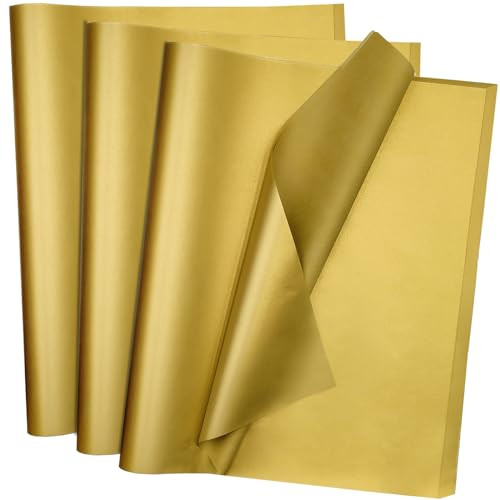 Jkopsnr 105 Sheets Gold Tissue Paper for Bags Gold Wrapping Tissue Paper Bulk for DIY Crafts Birthday Wedding Baby Shower Festival Holidays Decorative (20x12 Inches) | Amazon (US)