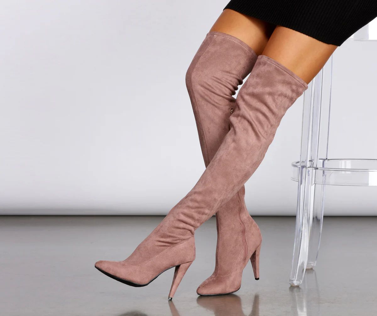 All About The Mauves Thigh High Boots | Windsor Stores