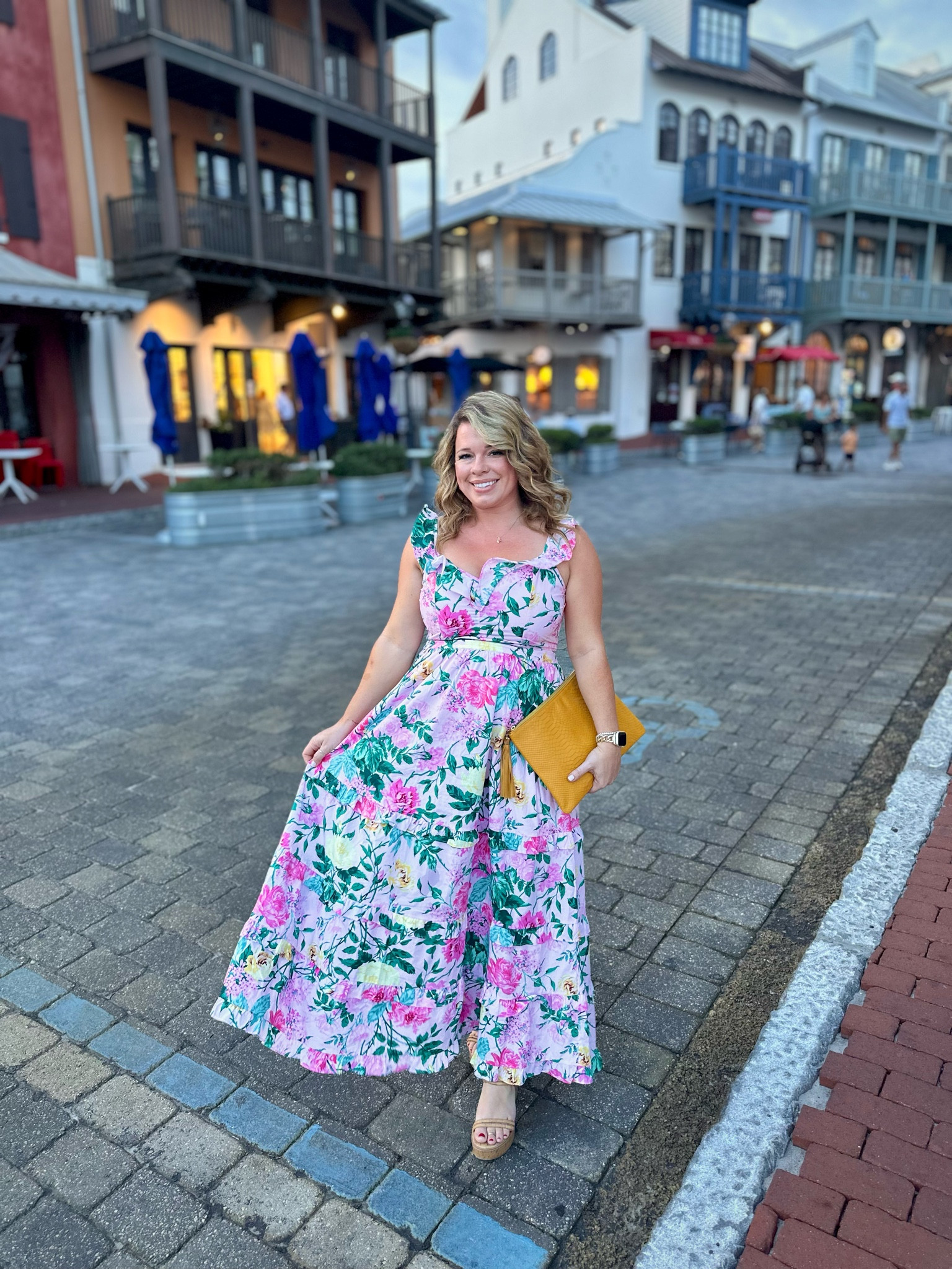 Always obsessed with a Buddy Love dress or outfit. This is actually a 2 piece set that can adjust depending on your height. I’m 5 foot 3 so this set overlaps to look like a dress. It comes in other colors and patterns and is great for an Apple/hourglass shape like me.

Resort dress
Dinner date outfit
Date night out 
Rosemary Beach outfit
Floral two piece set
Set dress
Formal Two piece set
Wedding guest outfit
Spring dress
Skirt and top

#LTKStyleTip #LTKWedding #LTKParties