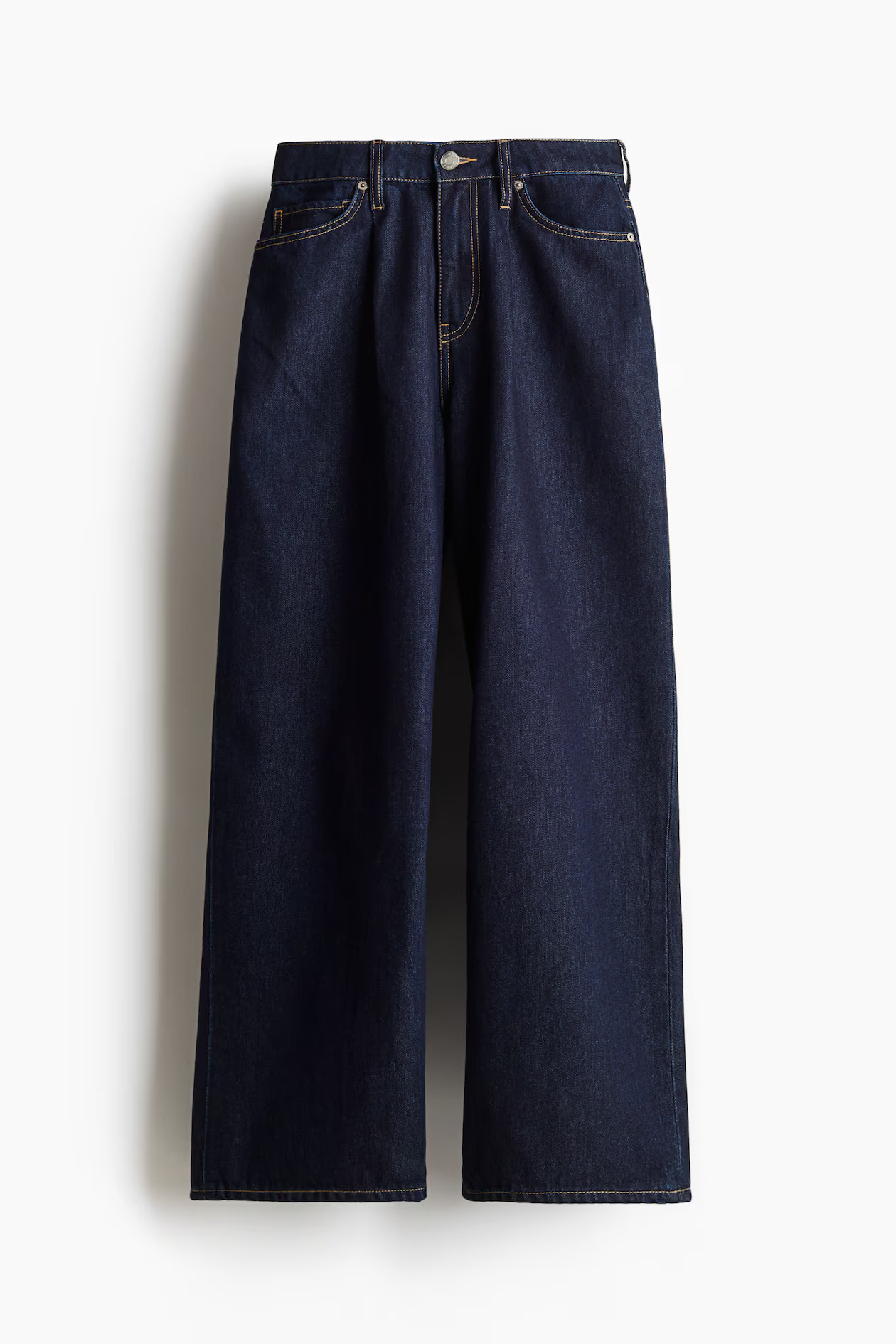 Pantalón denim de corte holgado | H&M (FR, IT, ES, PT, BE)