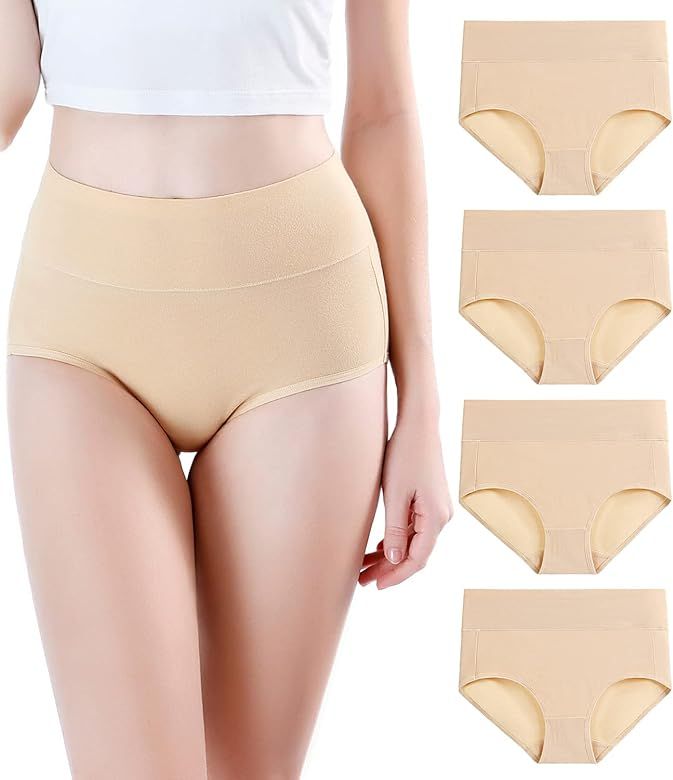 wirarpa Women's Ultra Soft High Waist Modal Underwear Panties Multipack | Amazon (US)